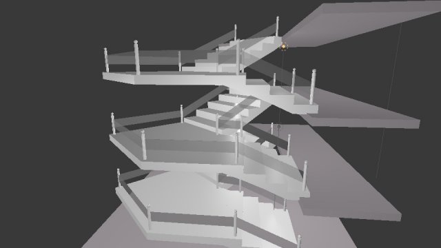 stairs 3D मॉडल .c4d .max .obj .3ds .fbx .stl .blend 