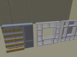 shelvesestanteras 3D 模型