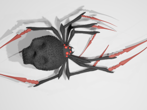 spider 3Dモデル