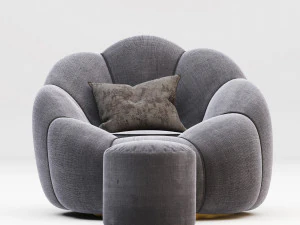 bean bag sofa 3D Model