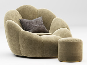 bean bag sofa Model 3D