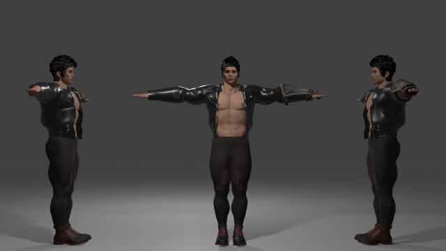 man Modelo 3D .c4d .max .obj .3ds .fbx .stl .blend 