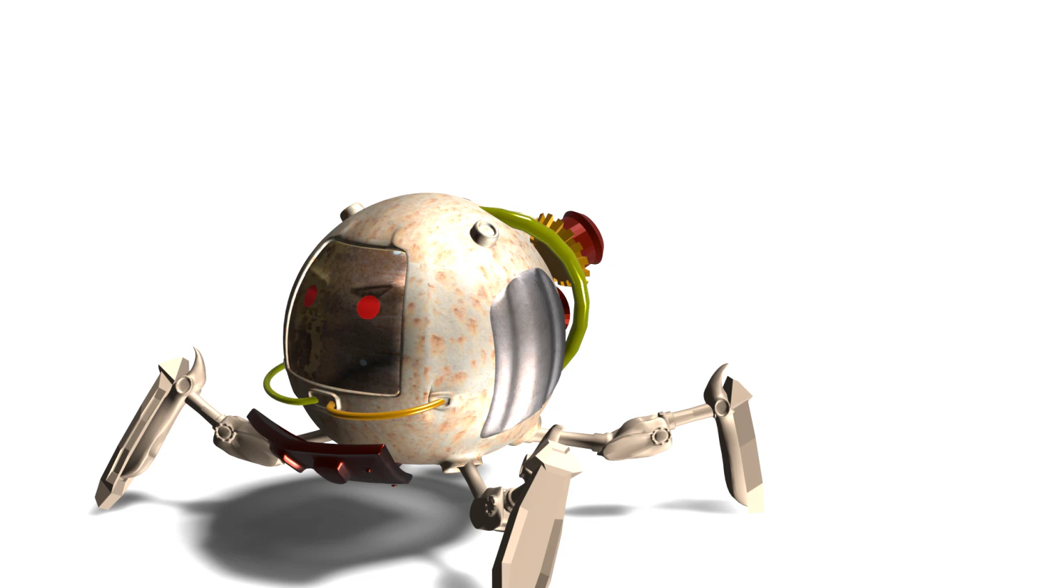 animation robot blender 3D Model .c4d .max .obj .3ds .fbx .stl .blend 