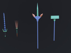50 models of low poly 3D Модель