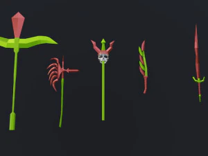 50 models of low poly 3D Model