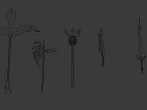 50 models of low poly 3D Модель