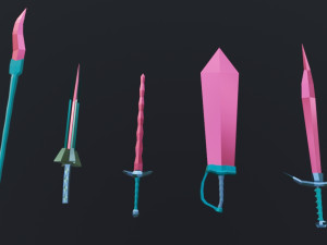 50 models of low poly 3D Модель