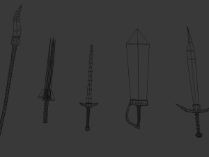 50 models of low poly 3D Модель