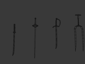 50 models of low poly 3D Модель