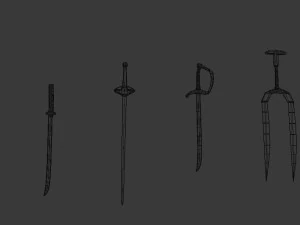 50 models of low poly 3D Model