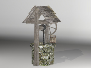 lowpoly well 3D Модель