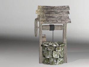 lowpoly well 3D Model