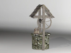 lowpoly well 3D Model