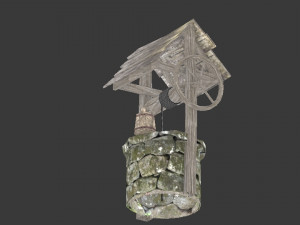 lowpoly well 3D Модель