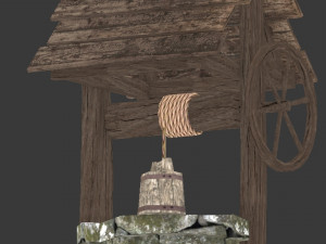 lowpoly well 3D Модель