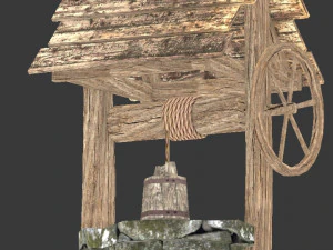 lowpoly well 3D Model