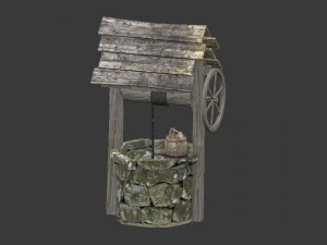 lowpoly well 3D Model