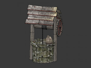 lowpoly well 3D Модель