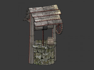 lowpoly well 3D Модель