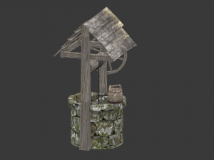 lowpoly well 3D Модель