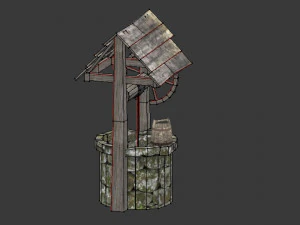 lowpoly well 3D Model