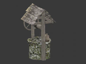 lowpoly well 3D Model
