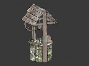 lowpoly well 3D Модель