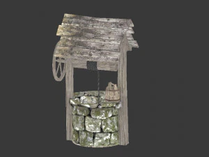 lowpoly well 3D Model