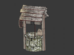 lowpoly well 3D Модель