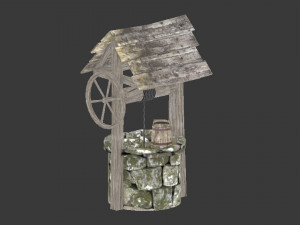 lowpoly well 3D Модель