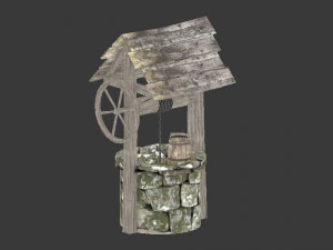 lowpoly well 3D Model