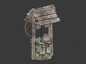 lowpoly well 3D Model