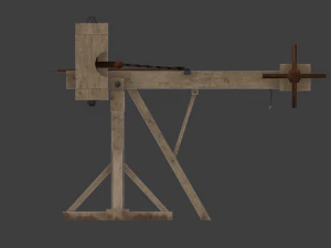 lowpoly roman ballista 3D Model