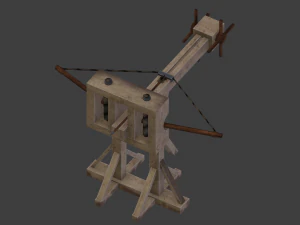 lowpoly roman ballista 3D Model