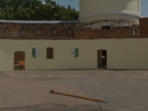 lowpoly roman ballista Modello 3D