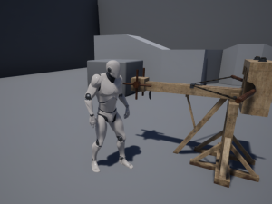 lowpoly roman ballista Modello 3D