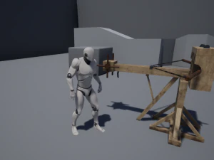 lowpoly roman ballista 3D Model