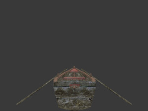 lowpoly rowboat 3D मॉडल