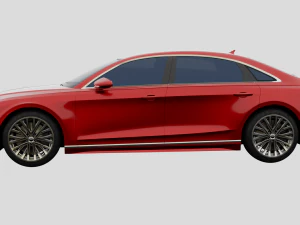 ऑडी ए8एल 3D मॉडल