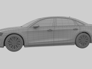 audi a8l 3D-Modell