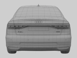 ऑडी ए8एल 3D मॉडल