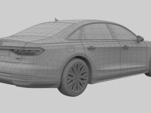 ऑडी ए8एल 3D मॉडल