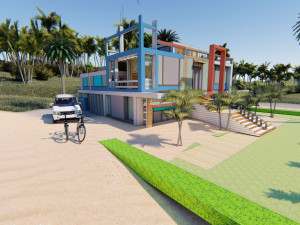 sketch up duplex home 3D 모델