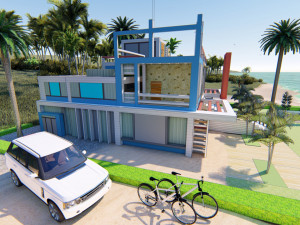 sketch up duplex home 3D 모델