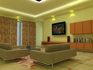 sketchup living room 3D 모델