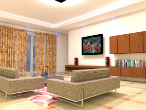 sketchup living room 3D Model