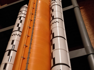 nasa space launch system full staging and interior 3d print model Modelo de impresión 3D
