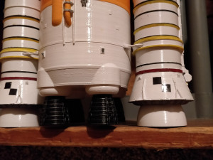 nasa space launch system full staging and interior 3d print model Modelo de impresión 3D