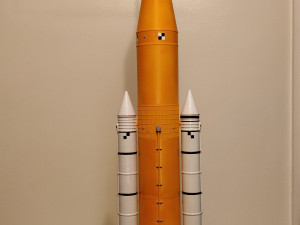 nasa space launch system full staging and interior 3d print model Modelo de impresión 3D