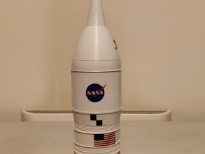 nasa space launch system full staging and interior 3d print model Modelo de impresión 3D